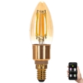 Λαμπτήρας Dimming LED FILAMENT MESH Smart C35 E14/4,5W/230V 2700-6500K - Aigostar