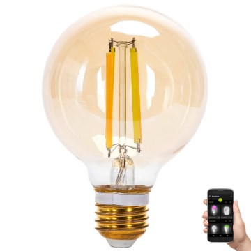 Λαμπτήρας Dimming LED FILAMENT MESH Smart G80 E27/6W/230V 2700-6500K - Aigostar