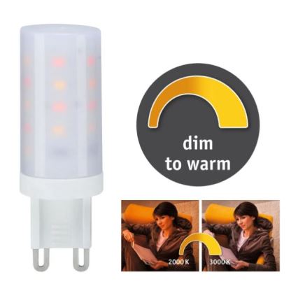 Λαμπτήρας Dimming LED G9/4W/230V 2000-3000K - Paulmann 28819