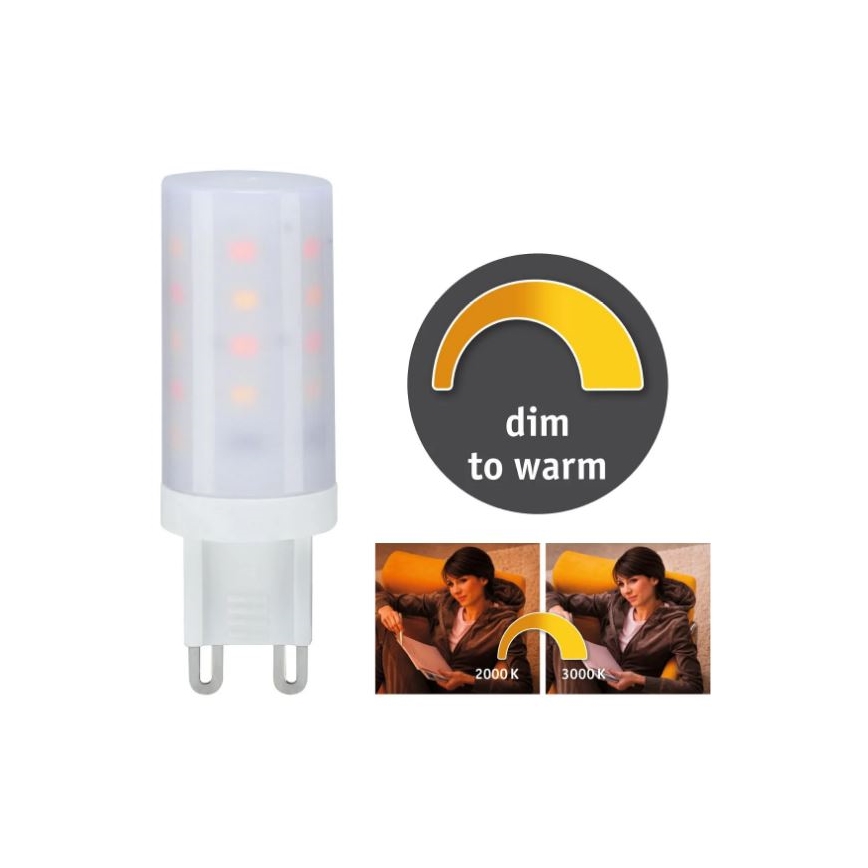 Λαμπτήρας Dimming LED G9/4W/230V 2000-3000K - Paulmann 28819