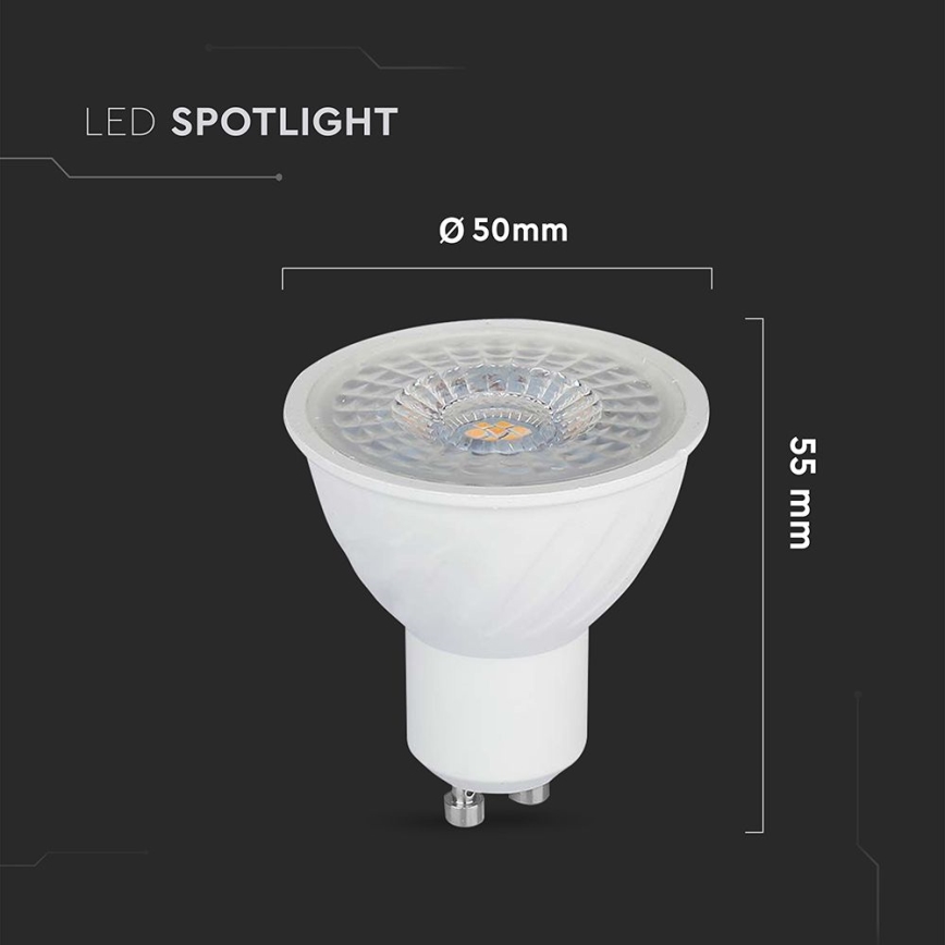 Λαμπτήρας Dimming LED GU10/6W/230V 3000K 110°