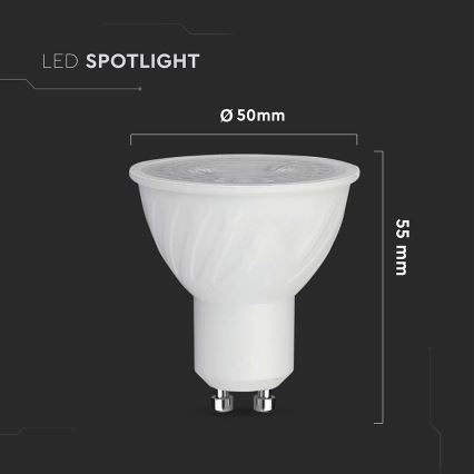 Λαμπτήρας Dimming LED GU10/6W/230V 6500K 38°