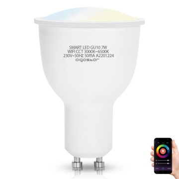 Λαμπτήρας Dimming LED GU10/7W/230V 3000-6500K Wi-Fi - Aigostar