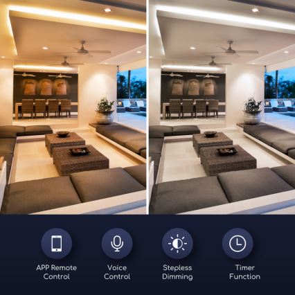 Λαμπτήρας Dimming LED GU10/7W/230V 3000-6500K Wi-Fi - Aigostar