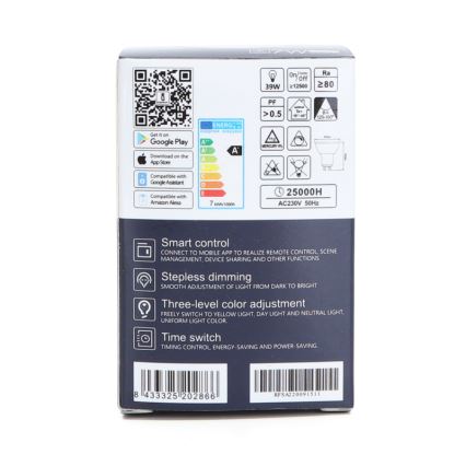Λαμπτήρας Dimming LED GU10/7W/230V 3000-6500K Wi-Fi - Aigostar