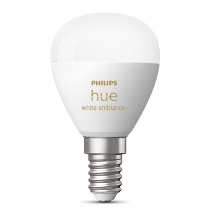 Λαμπτήρας Dimming LED Philips Hue WHITE AMBIANCE P45 E14/5,1W/230V 2200-6500K