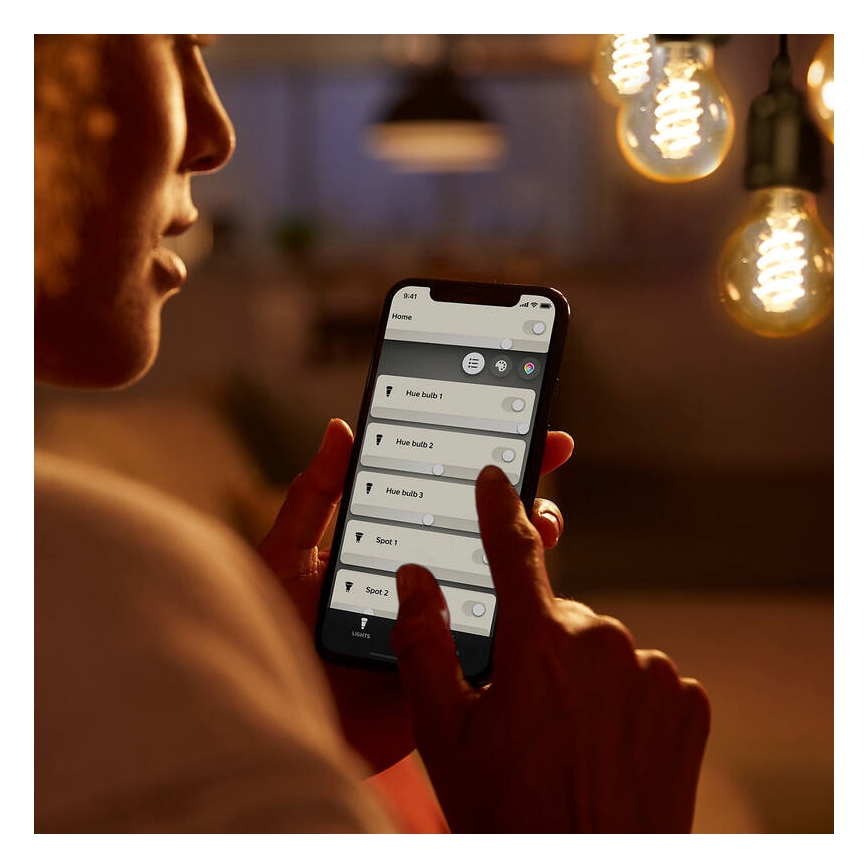 Λαμπτήρας Dimming LED Philips Hue WHITE FILAMENT G93 E27/7,2W/230V 2100K