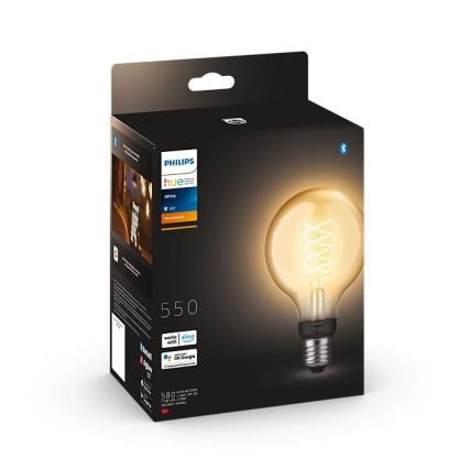 Λαμπτήρας Dimming LED Philips Hue WHITE FILAMENT G93 E27/7,2W/230V 2100K