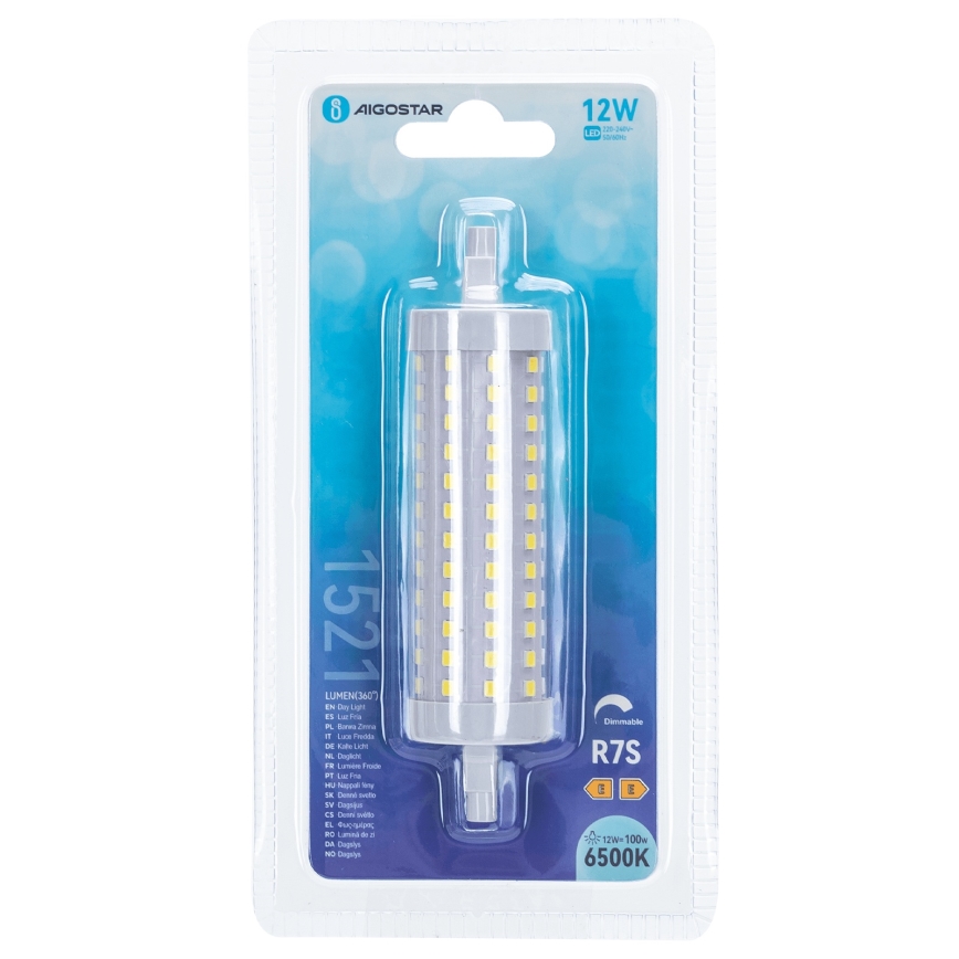 Λαμπτήρας Dimming LED R7s/12W/230V 6500K - Aigostar