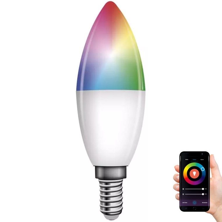 Λαμπτήρας dimming LED RGB GoSmart E14/4,8W/230V 2700-6500K Tuya