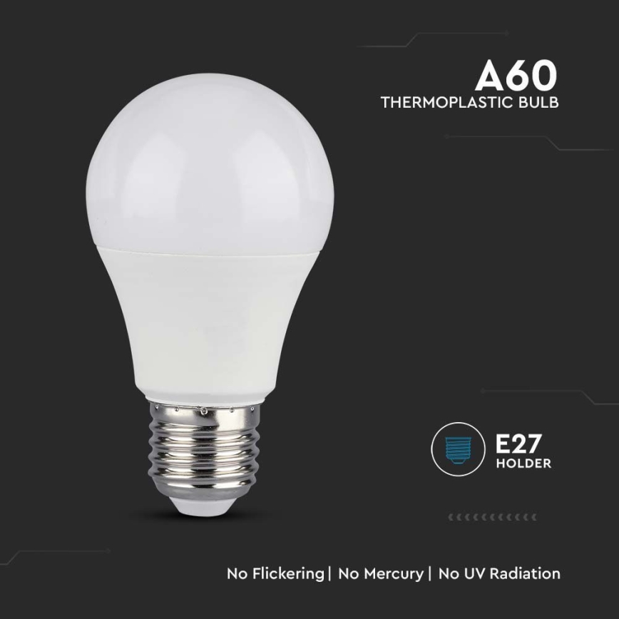 Λαμπτήρας Dimming LED SAMSUNG CHIP A60 E27/11W/230V 3000K