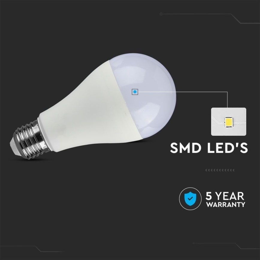 Λαμπτήρας Dimming LED SAMSUNG CHIP A65 E27/17W/230V 4000K