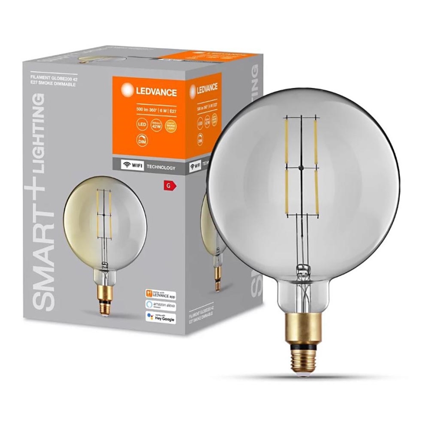 Λαμπτήρας Dimming LED SMART+ GLOBE G200 E27/6W/230V 2500K Wi-Fi - Ledvance