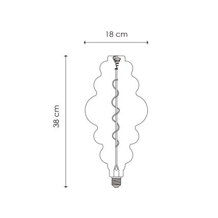 Λαμπτήρας Dimming LED VINTAGE EDISON E27/4W/230V 3000K CRI 90