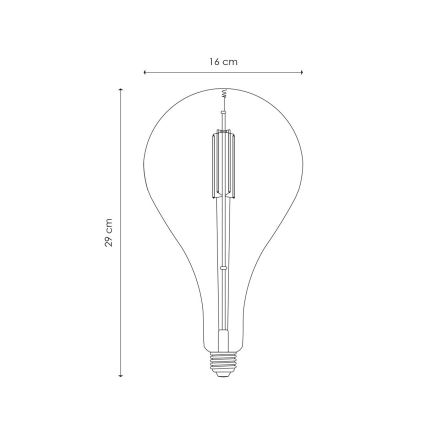 Λαμπτήρας Dimming LED VINTAGE EDISON E27/4W/230V 3000K