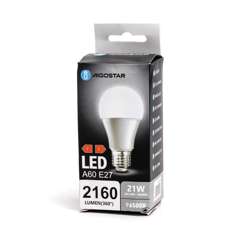 Λαμπτήρας LED A60 E27/21W/230V 6500K - Aigostar