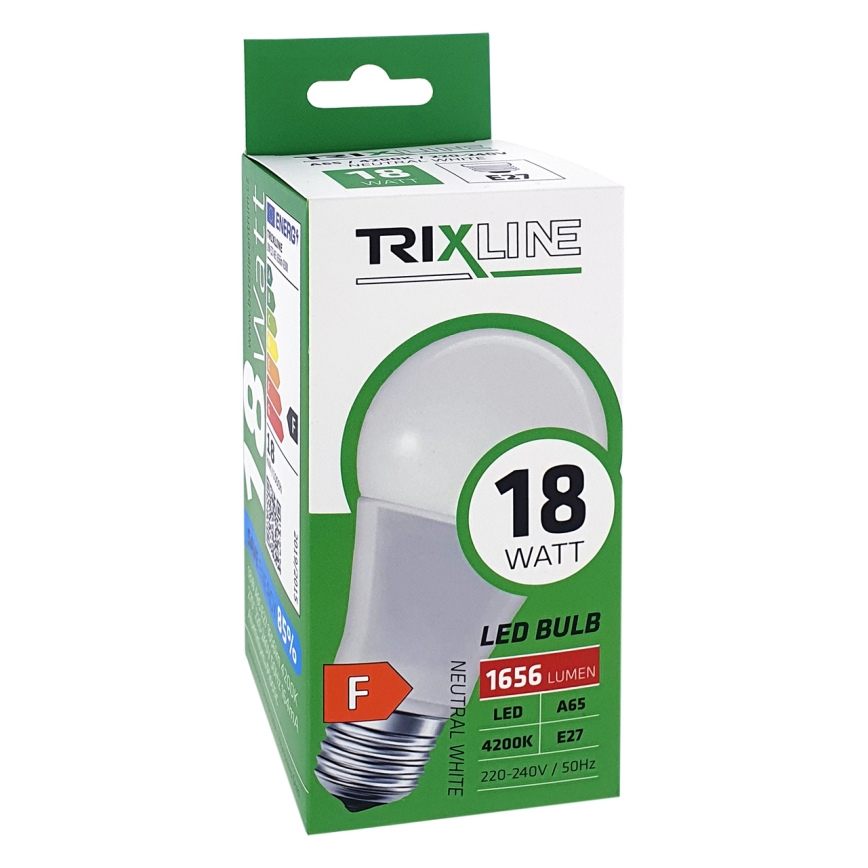 Λαμπτήρας LED A65 E27/18W/230V 4200K
