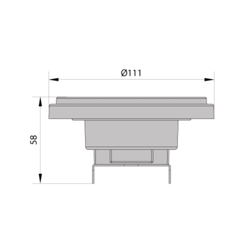 Λαμπτήρας LED  AR111 G53/12W/12V 4000K