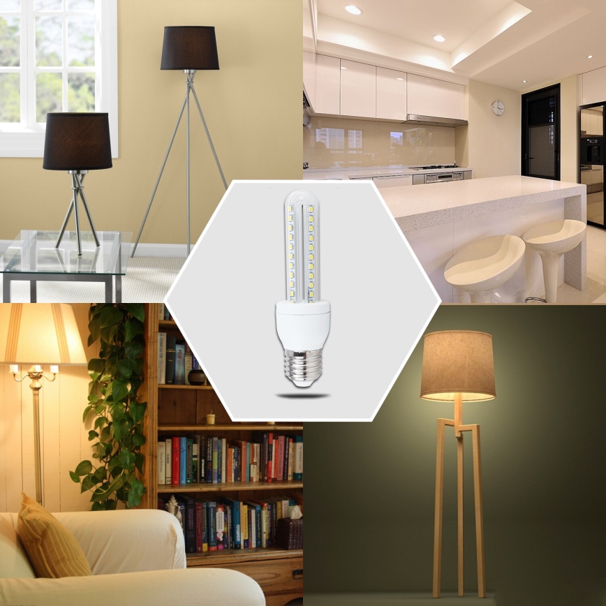 Λαμπτήρας LED B5 E27/8W/230V 3000K - Aigostar