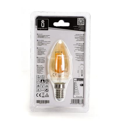 Λαμπτήρας LED C35 E14/4W/230V 2200K - Aigostar