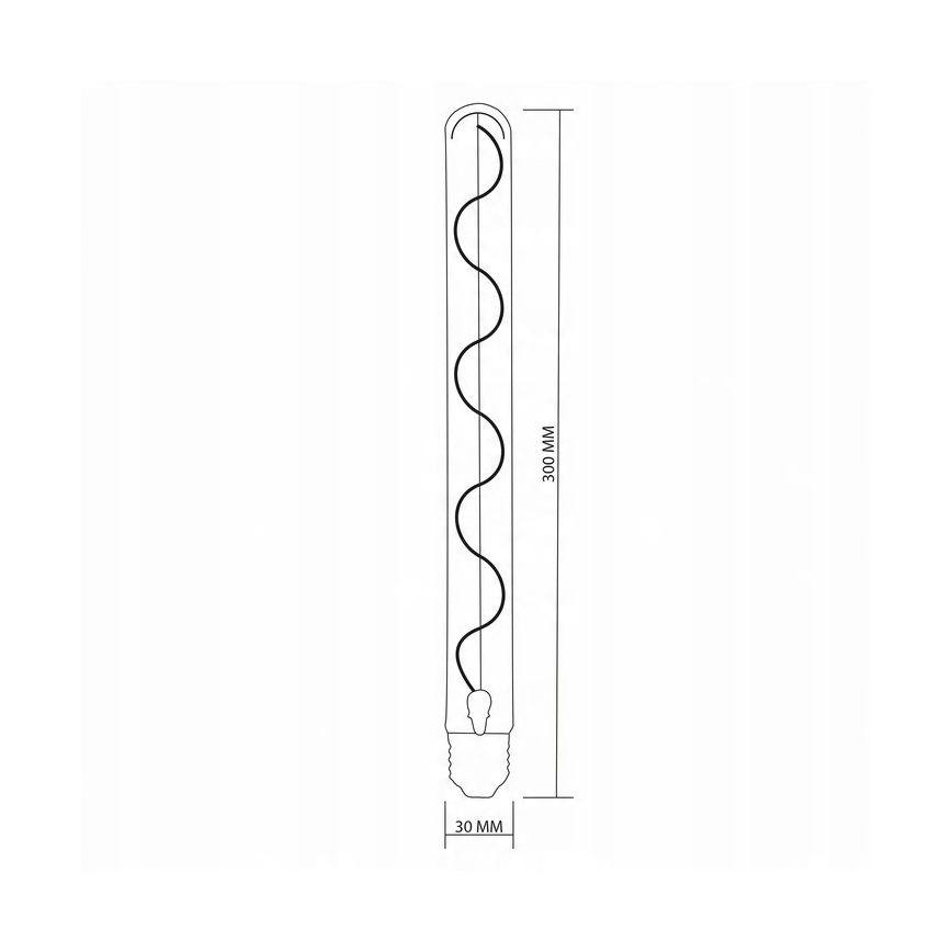 Λαμπτήρας LED DECO VINTAGE FILAMENT T30 E27/4,5W/230V 2200K