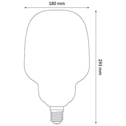 Λαμπτήρας LED DECO VINTAGE S180 E27/4W/230V 1800K