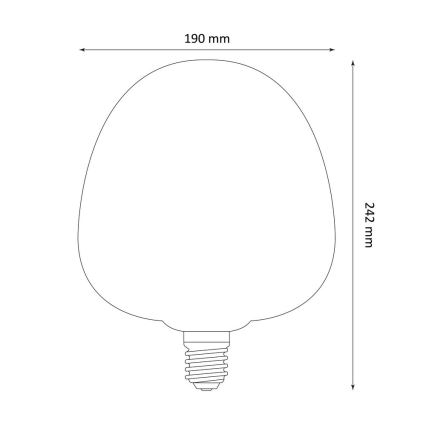 Λαμπτήρας LED DECO VINTAGE S190 E27/4W/230V 1800K