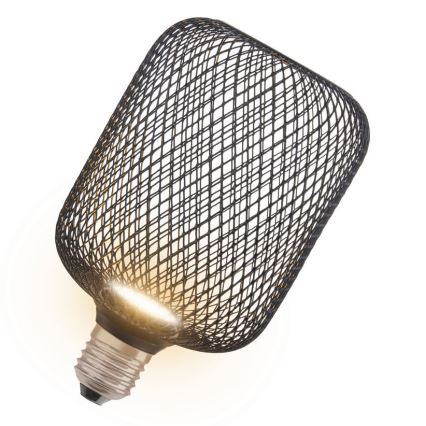 Λαμπτήρας LED DECOR FLAT E27/3,5W/230V 2700K μαύρο - Osram