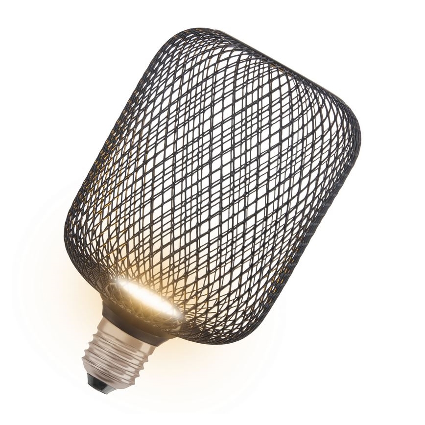 Λαμπτήρας LED DECOR FLAT E27/3,5W/230V 2700K μαύρο - Osram