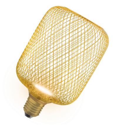 Λαμπτήρας LED DECOR FLAT E27/3,5W/230V 2700K χρυσαφί - Osram