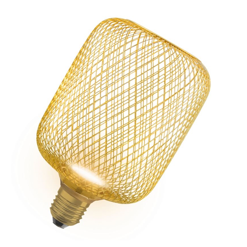 Λαμπτήρας LED DECOR FLAT E27/3,5W/230V 2700K χρυσαφί - Osram