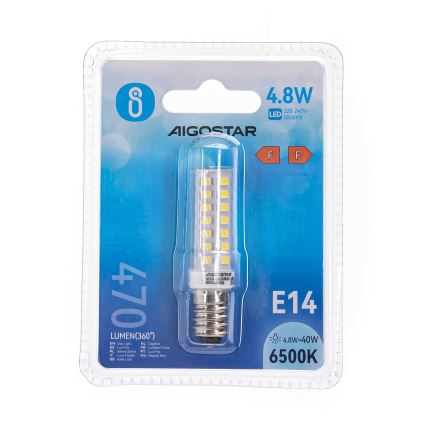 Λαμπτήρας LED E14/4,8W/230V 6500K - Aigostar