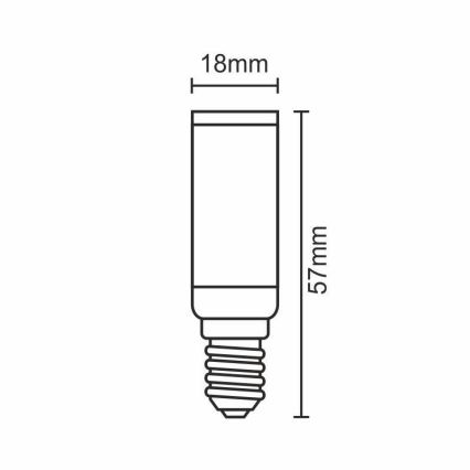 Λαμπτήρας LED E14/5W/230V 2800K