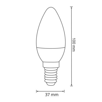 Λαμπτήρας LED E14/6,3W/230V