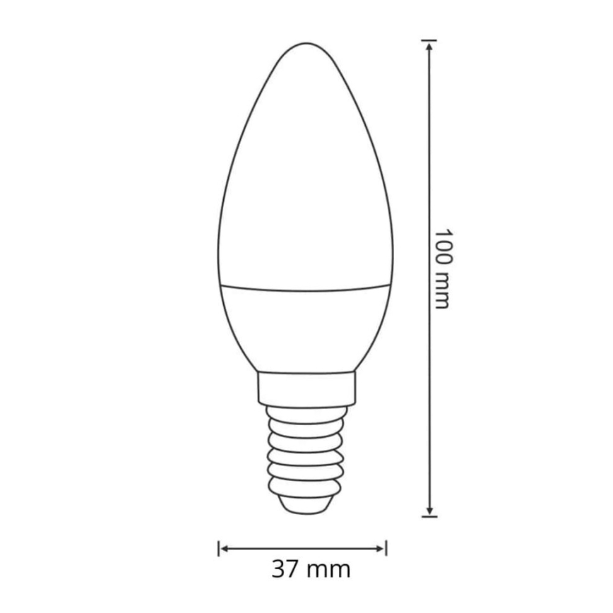 Λαμπτήρας LED E14/6,3W/230V