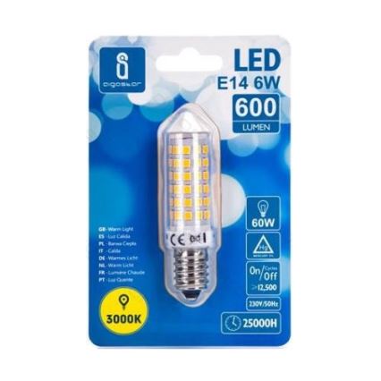 Λαμπτήρας LED E14/6W/230V 3000K - Aigostar