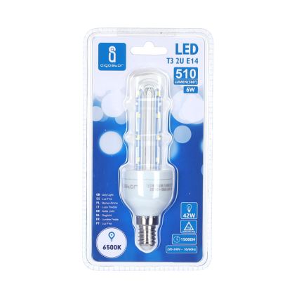 Λαμπτήρας LED E14/6W/230V 6500K - Aigostar