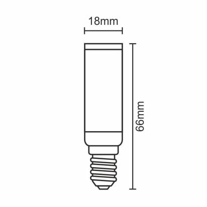 Λαμπτήρας LED E14/7W/230V 2700K