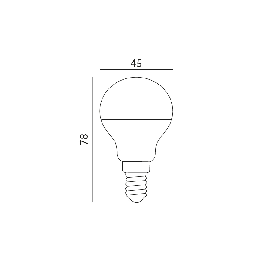 Λαμπτήρας LED E14/7W/230V 3000K 525lm