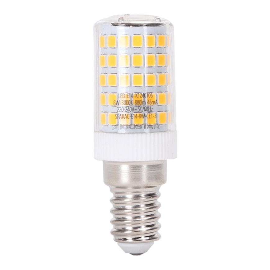 Λαμπτήρας LED E14/8W/230V 3000K - Aigostar