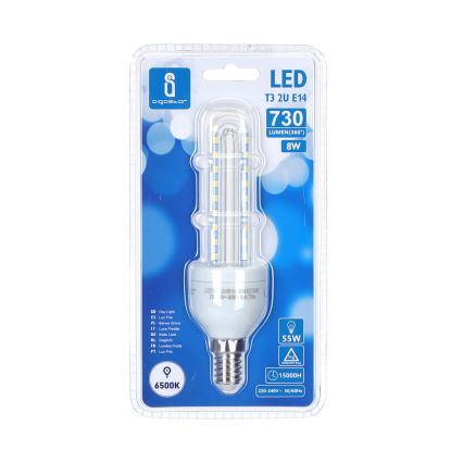 Λαμπτήρας LED E14/8W/230V 6500K - Aigostar