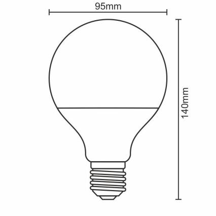 Λαμπτήρας LED E27/18W/165-265V 3000K