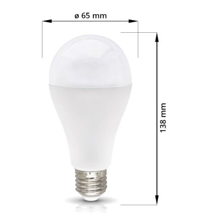 Λαμπτήρας LED E27/18W/230V 4000K