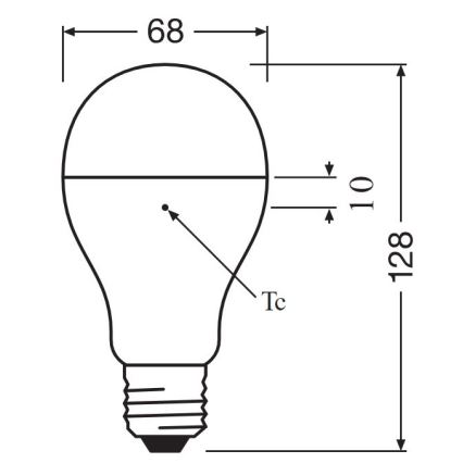 Λαμπτήρας LED E27/19W/230V 2700K - Osram