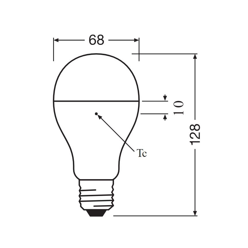 Λαμπτήρας LED E27/19W/230V 2700K - Osram