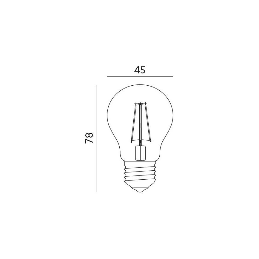 Λαμπτήρας LED  E27/4W/230V 3000K