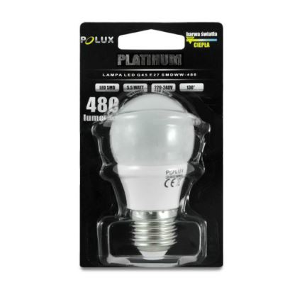 Λαμπτήρας LED E27/5,5W/230V