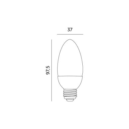 Λαμπτήρας LED E27/7W/230V 3000K