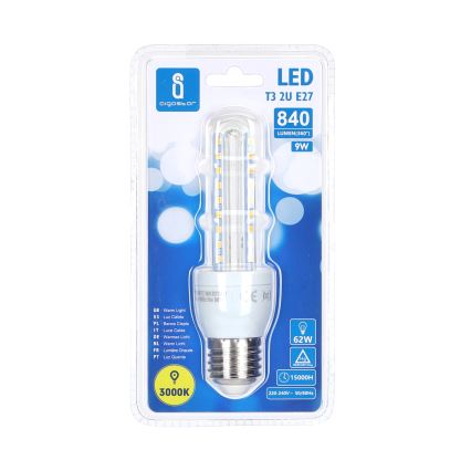 Λαμπτήρας LED E27/9W/230V 3000K - Aigostar