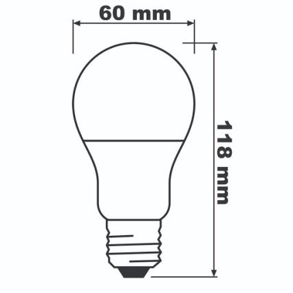 Λαμπτήρας LED ECO  E27/13W/230V  2700K 1521lm